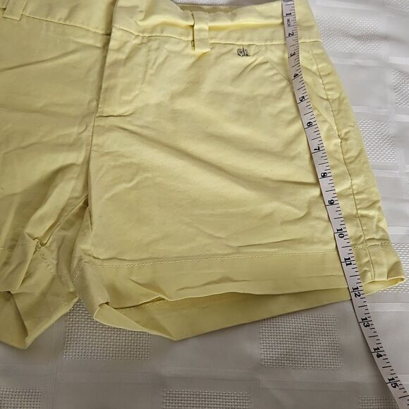 Calvin Klein Women's Yellow Shorts - Picture 4 of 16